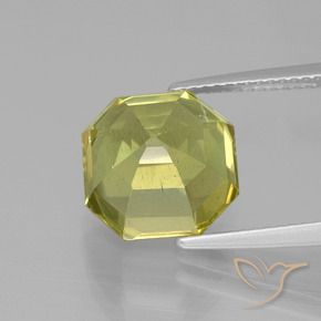 Apatite Gemstone in 11 x 11 mm (calibrated) Size for Sale, Apatite Stone in Light Yellow Color