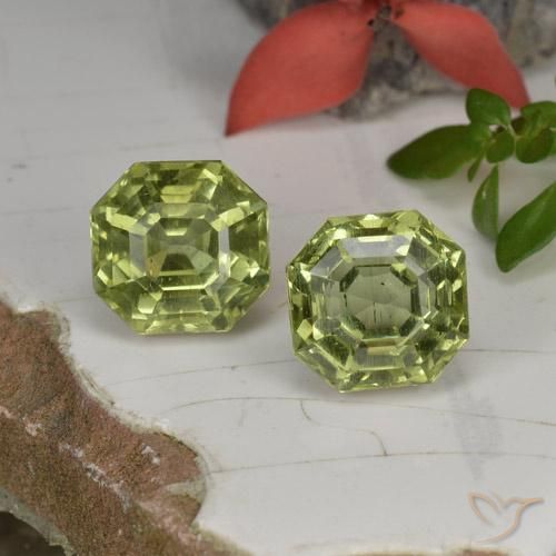 6.98ctw Natural Yellowish Green Apatite, Emerald Cut, VS-SI