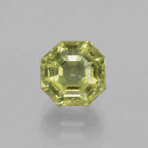 Apatite Vert asscher cut de Madagascar, 8,4 x 8,3mm, poids de 3,42 ct, pierre gemme naturelle Non traité de pureté VS, 1 pièce Apatite, couleur Vert clair, dureté Mohs de 5 à 5, Photo A