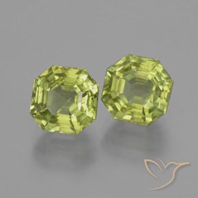 Best Green Apatite for Stud Earrings | Large Size, AAA Color