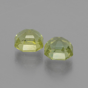 Apatite Gemstone in 7.3 x 7.1 mm Size for Sale, Apatite Stone in Golden Green Color