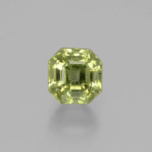 أخضر ترابى دافئ أباتيت حجر كريم - 2.2ct قص أسشر (ID: 396246)