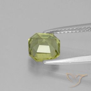 Apatite Gemstone in 7 x 7 mm (calibrated) Size for Sale, Apatite Stone in Yellowish Green Color