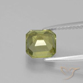 Apatite Gemstone in 7 x 7 mm (calibrated) Size for Sale, Apatite Stone in Yellowish Green Color