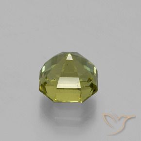 Apatite Gemstone in 8.5 x 8.3 mm Size for Sale, Apatite Stone in Warm Earthy Green Color