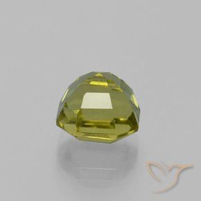Apatite Gemstone in 9 x 9 mm (calibrated) Size for Sale, Apatite Stone in Warm Earthy Green Color