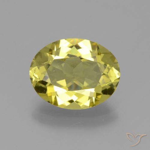 11.2 x 8.8mm Oval Yellow Apatite from Madagascar, Weight of 3.12ct, Natural untreated Gemstone in VS Clarity, 1pc Oval Facet Apatite - Color: Medium Yellow, Mohs Hardness of 5 - 5, Photo A