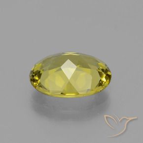 Apatite Gemstone in 11 x 9 mm (calibrated) Size for Sale, Apatite Stone in Medium Yellow Color