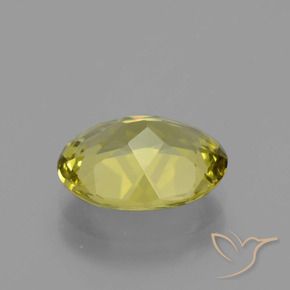 Apatite Gemstone in 11 x 9 mm (calibrated) Size for Sale, Apatite Stone in Medium Yellow Color