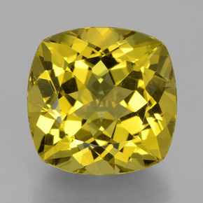 Brownish Yellow Apatite Gem - 17.8ct Cushion-Cut (ID: 398365)