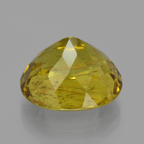 Apatite Gemstone in 14.7 x 13 mm Size for Sale, Apatite Stone in Yellowish Gold Color