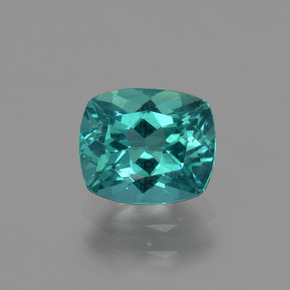 1.31 ct Green Apatite Gemstone, Apatite Gem in Cushion-Cut Shape for Sale.