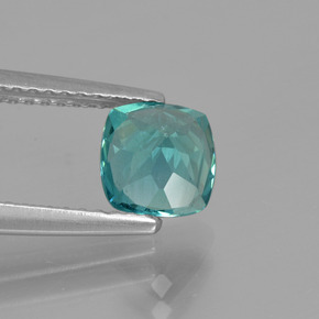 Apatite Gemstone in 6.4 x 6.1 mm Size for Sale, Apatite Stone in Blue Green Color