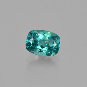 1.17 ct Green Apatite Gemstone, Apatite Gem in Cushion-Cut Shape for Sale.