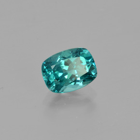 1.17 ct Green Apatite Stone, Natural Apatite in Cushion-Cut Shape for Sale
