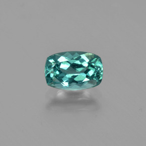 1.06 ct Green Apatite Gemstone, Apatite Gem in Cushion-Cut Shape for Sale.