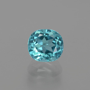 1.37 ct Blue Apatite Gemstone, Apatite Gem in Oval Facet Shape for Sale.