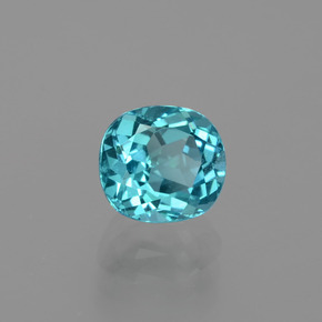 1.37 ct Blue Apatite Stone, Natural Apatite in Oval Facet Shape for Sale