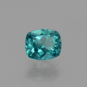 1.25 ct Blue Apatite Stone, Natural Apatite in Cushion-Cut Shape for Sale