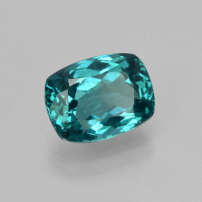 1.92 ct Blue Apatite Stone, Natural Apatite in Cushion-Cut Shape for Sale