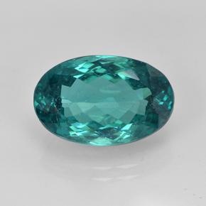 5.3ct Oval Facet Blue Green Apatite Gem for sale 5.3ct Oval Facet Blue Green Apatite Gem (ID: 405953)