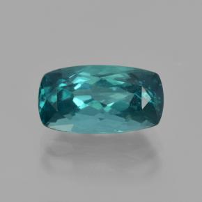2.88 ct Green Apatite Gemstone, Apatite Gem in Cushion-Cut Shape for Sale.