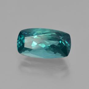 2.88 ct Green Apatite Stone, Natural Apatite in Cushion-Cut Shape for Sale