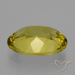 Apatite Gemstone in 16 x 12 mm (calibrated) Size for Sale, Apatite Stone in Deep Yellow Color