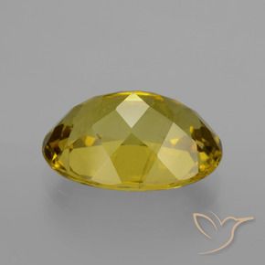 Apatite Gemstone in 14.4 x 10.4 mm Size for Sale, Apatite Stone in Deep Yellow Color