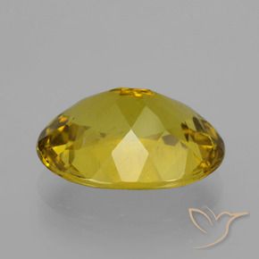 Apatite Gemstone in 15.2 x 11.5 mm Size for Sale, Apatite Stone in Autumn Yellow Color