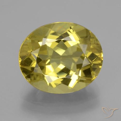 9.01ct Natural Brownish Yellow Apatite, Oval, VS