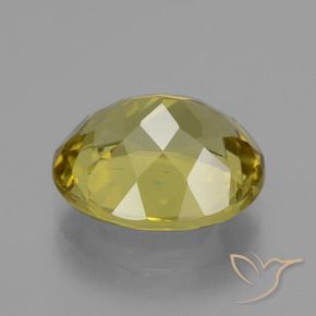 Apatite Gemstone in 14 x 12 mm (calibrated) Size for Sale, Apatite Stone in Brownish Yellow Color