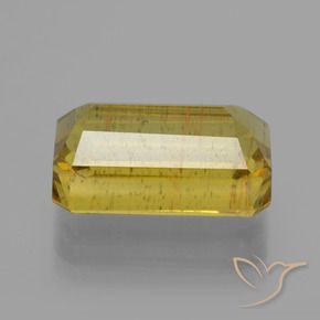 Apatite Gemstone in 14 x 9 mm (calibrated) Size for Sale, Apatite Stone in Autumn Yellow Color