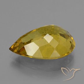 Apatite Gemstone in 18.8 x 12.8 mm Size for Sale, Apatite Stone in Yellowish Gold Color