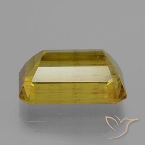 Apatite Gemstone in 17 x 10.8 mm Size for Sale, Apatite Stone in Dijon Yellow Color