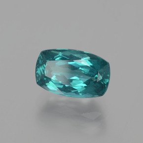 3.08 ct Blue Apatite Stone, Natural Apatite in Cushion-Cut Shape for Sale