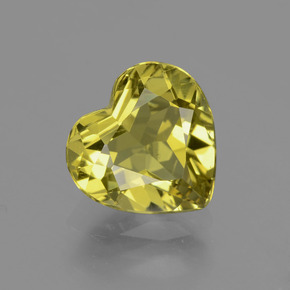 3.2ct Heart Facet Golden Yellow Apatite Gem for sale 3.2ct Heart Facet Golden Yellow Apatite Gem (ID: 407507)