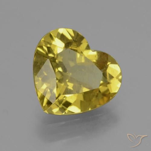 Best Yellow Apatite for a Heart Pendant