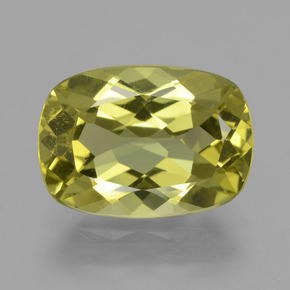 5.6ct Cushion-Cut Greenish Golden Apatite Gem for sale 5.6ct Cushion-Cut Greenish Golden Apatite Gem (ID: 407516)