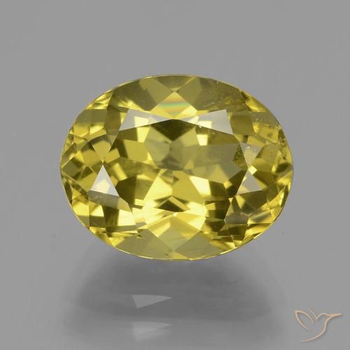 5.50ct Natural Brownish Yellow Apatite, Oval, VS