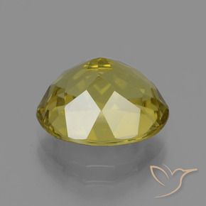Apatite Gemstone in 12 x 10 mm (calibrated) Size for Sale, Apatite Stone in Brownish Yellow Color