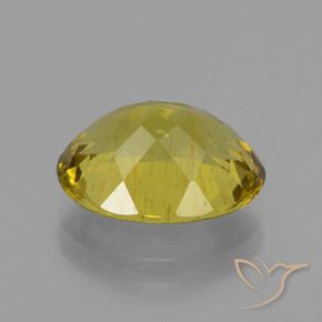 Apatite Gemstone in 12 x 10 mm (calibrated) Size for Sale, Apatite Stone in Medium Yellow Color