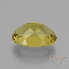 Apatite Gemstone in 12.4 x 8.8 mm Size for Sale, Apatite Stone in Medium Yellow Color
