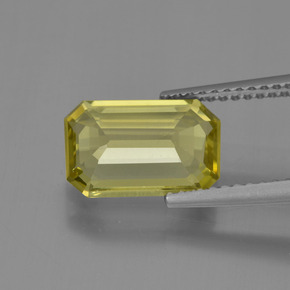 Apatite Gemstone in 10.7 x 7 mm Size for Sale, Apatite Stone in Pineapple Yellow Color