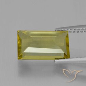 Apatite Gemstone in 11.5 x 7 mm Size for Sale, Apatite Stone in Light Yellow Color
