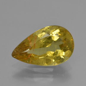 3.7ct Pear Facet Golden Yellow Apatite for sale thumb image of 3.7ct Pear Facet Golden Yellow Apatite (ID: 407916)