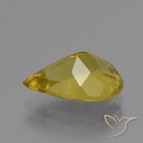 Apatite Gemstone in 13 x 9 mm (calibrated) Size for Sale, Apatite Stone in Autumn Yellow Color