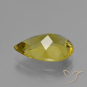 Apatite Gemstone in 14.1 x 9.4 mm Size for Sale, Apatite Stone in Greenish Golden Brown Color