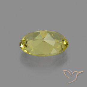 Apatite Gemstone in 10.3 x 7.6 mm Size for Sale, Apatite Stone in Earthy Yellow Color