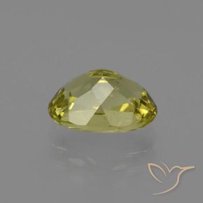 Apatite Gemstone in 9.7 x 7.3 mm Size for Sale, Apatite Stone in Medium Yellow Color